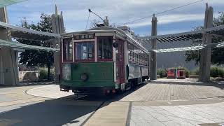 Look at How They Turn Around this Tram! The McKinney Avenue Trolley in Dallas, Texas