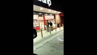 Stupid ass fight at the QT