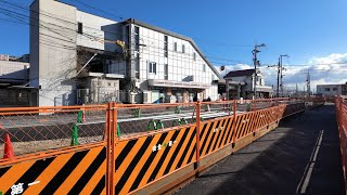 (2024年)千里丘駅西地区再開発の現状を歩き撮り