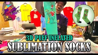SUBLIMATION: HOW TO SUBLIMATE ON SOCKS | SILKY SOCKS| GRINCH DESIGN TUTORIAL