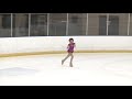 2019.9.15 jasmin liu 8y.o. prejuv free skate at john smith