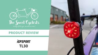 iGPSPORT TL30 Bike Smart Taillight Review - feat. 50 Lumen + Magnetic Charging + Dual LEDs + Compact