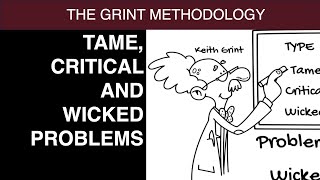 Problem Solving Wicked, Tame and Critical Issues