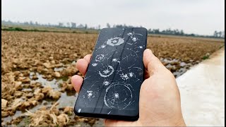Restore cracked Samsung Galaxy A10s abandoned by the roadside, destroyed, restored