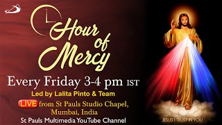 Hour of Mercy 3-4pm | 24 Jan. 2025 | Lalita Pinto \u0026 Team | Live from St Pauls Studio Chapel