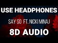 Doja Cat, Nicki Minaj - Say So Remix (8D AUDIO)