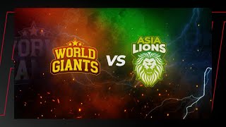 Legends League Cricket | Asia Lions v World Giants | The Finals!