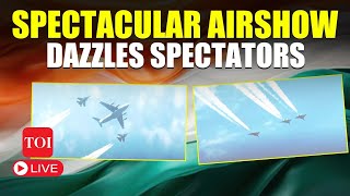 ലൈവ് | റിപ്പബ്ലിക് ദിന പരേഡ്: അക്രോബാറ്റിക്‌സ് നിറഞ്ഞ ഫ്ലൈ-പാസ്റ്റുമായി ഇന്ത്യൻ വ്യോമസേന കാണികളെ വിസ്മയിപ്പിച്ചു