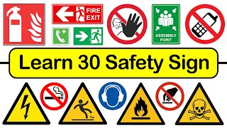 Learn 30 Essential Safety Signs | Stay Safe & Informed ⚠️🚫