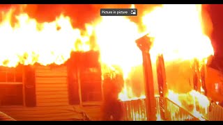 House Fire Rescue (Helmet Cam) Truck 22 A-Shift @cobbcountyfire