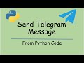 How to send Telegram message from Python | Market Alert |Tradingview