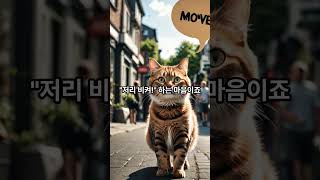 고양이가 나를 밟고 지나가는 이유 #고양이 #cat