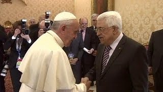 الرئيس الفلسطيني يدعو البابا لزياة الأراضي المقدسة