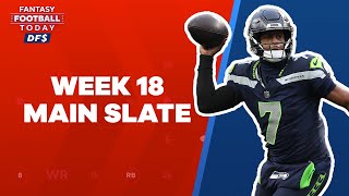 NFL DFS Week 18 Preview: Main Slate Lineups, Picks, Stacks and Ownership (FFT DFS)