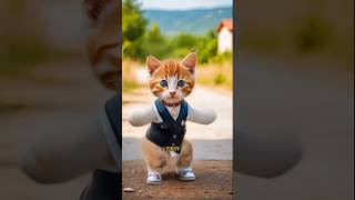 Smart Cat Dance Video ❤️😉 | #shorts