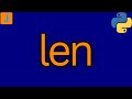 Python len