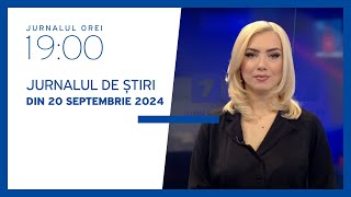 Jurnalul orei 19:00, 20.09.2024