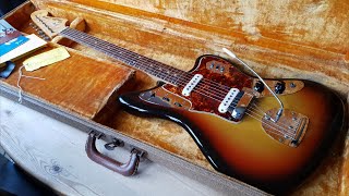 Cool Guitars: Vintage 1965 Fender Jaguar in Sunburst, Near Mint! - Alex Hamilton