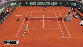 A. Zverev vs N. Jarry [Roma 24]| Final | AO Tennis 2 Gameplay #aotennis2 #AO2