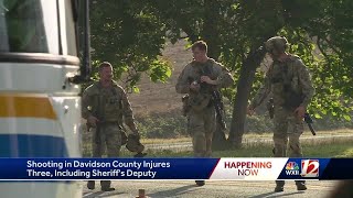 3 shot in Davidson County, including sheriff's deputy, during incident with 'heavy gunfire'