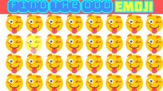 Find the odd emojis out | Spot the difference. | Easy medium hard challange