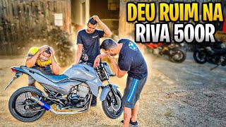 RIVA 500R PRIMEIRA VOLTA NA RUA E JÁ QUEBRAMOS O MOTOR