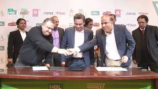 A Sports, PTV, and PCB sign the agreement for HBL PSL 7 Broadcast Rights, starting 27th Jan 2022