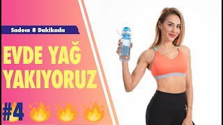 8 Dakikada Yağlarından Kurtul !!! Evde Yağ Yakıcı Egzersizler