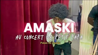 AMASKI sur scène au concert dédicace de Petit Papa au palais du peuple 21 février 2025