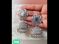 beautiful oxidized silver earrings collection silver jhumka designs 2021 fatima s creation.