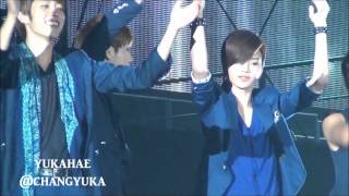 [Fancam]120729 K-DREAM LIVE Ending INFINITE  Sungjong  shuffle dance