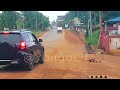 awka unizik temp site to y junction road construction observe the drainage with slabs