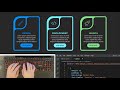 ASMR Programming - Inverted Border Radius Card using HTML CSS - No Talking