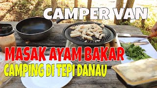 CAMPING DI TEPI DANAU AMERIKA  DENGAN MOBIL CAMPING