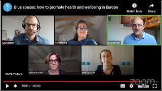 Blue spaces: how to promote health and wellbeing in Europe