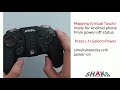 how to set shaks gamepad mode.