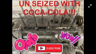 How to unseize a 1976 Reliant Robin 850cc Engine with Coca-Cola part 1 #cocacola #cleaning #carparts