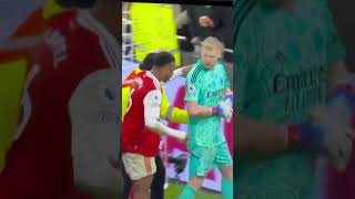 Spurs fan kicks Arsenal ‘keeper Ramsdale at the end of North London Derby