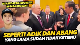 Senyum Presiden Putin! saat Ketemu Presiden Jokowi dan Iriana di China