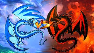 Draw Dragon of Ice VS Dragon of Fire I Dragon Fighting Drawing Tutorial by Rio Art Club Part 1