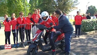 Luçon : les Diables Rouges s'initient aux deux roues