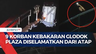 Dramatis! Detik-Detik Damkar Selamatkan 9 Korban Kebakaran dari Atap Glodok Plaza