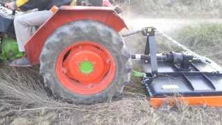 Prueba Desbrozadora TMC D1-120 con AGRIA. www.agricolaivars.com