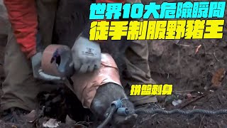 世界10大危險瞬間！徒手制服野豬王？美味刺身？印度美食 #街邊小吃 #印度小吃#維基紀錄片#維基小哥