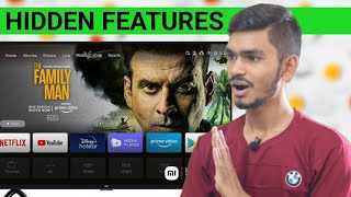 2023 HIDDEN FEATURES MITV \u0026 ANDROID SMART TV || Mi TV Pro  Mi TV 4C / 4A in Hindi