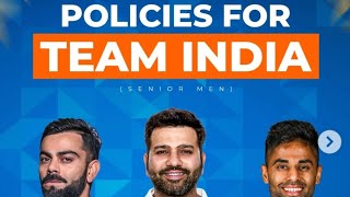 BCCI SET NEW GUIDELINES🧐 FOR INDIAN 🇮🇳 CRICKETERS WIFE WON'T ALLOW FOR THE WHOLE TOUR AND MUCH MORE