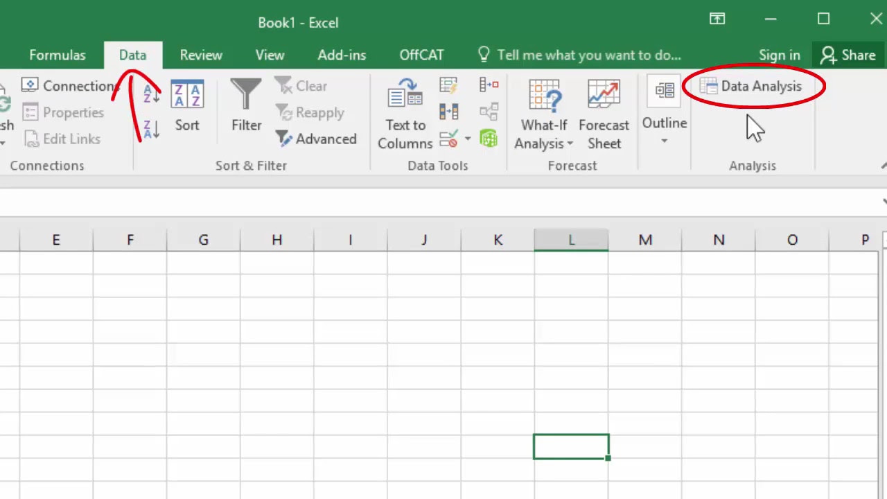 How To Install Data Analysis Addin In Excel (Windows) - YouTube