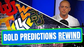 Josh Pate On Bold Predictions REVISITED - Part 1 (Late Kick Cut)