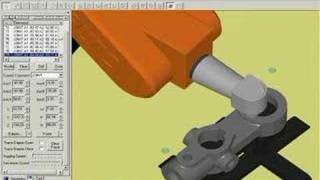 Deburring Simulation using Aristo robot.