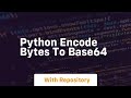 python encode bytes to base64